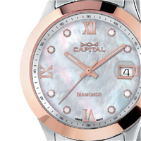 Vergato - Piazza Capitani della Montagna, 17 - Reloj Capital Mujer Diamanti in Acero AD2045*RLO - AD2045*RLO